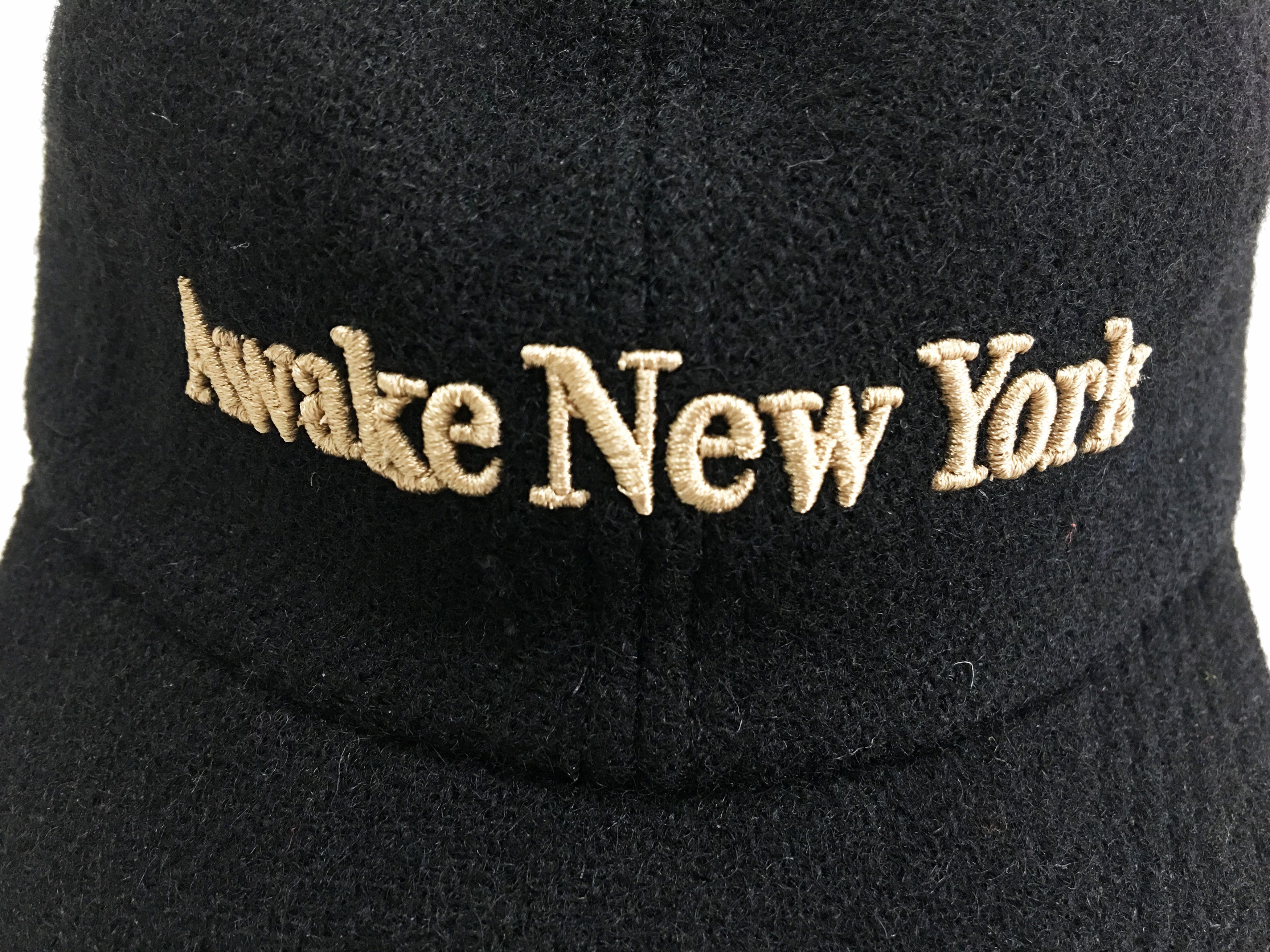 Awake NY Awake NY Embroidered Logo Harris Tweed 6-Panel Hat Black Size ONE SIZE - 2 Thumbnail