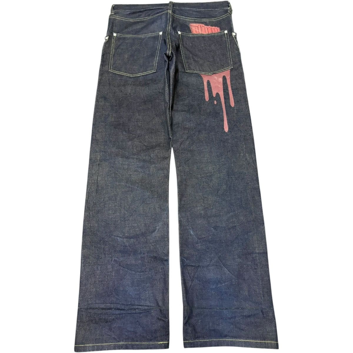 Junya Watanabe Vintage Japanese Brand Raw Denim Baggy Jeans Size US 33 - 1 Thumbnail