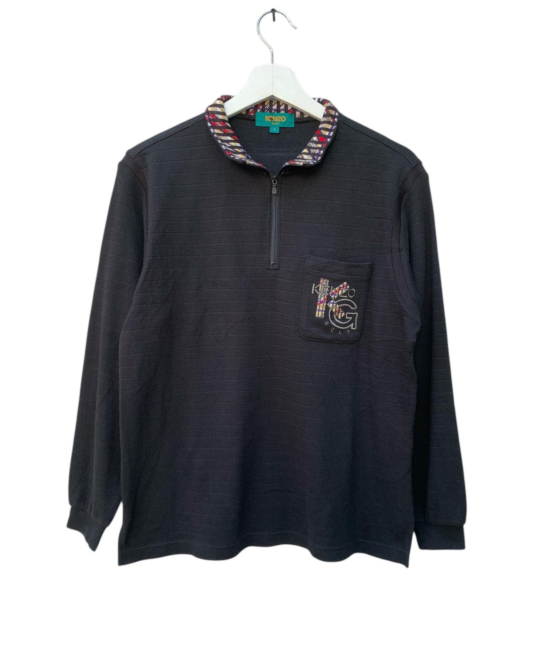 Kenzo × Vintage Vintage Kenzo Long Sleeve Polos Size US S / EU 44-46 / 1 - 1 Thumbnail