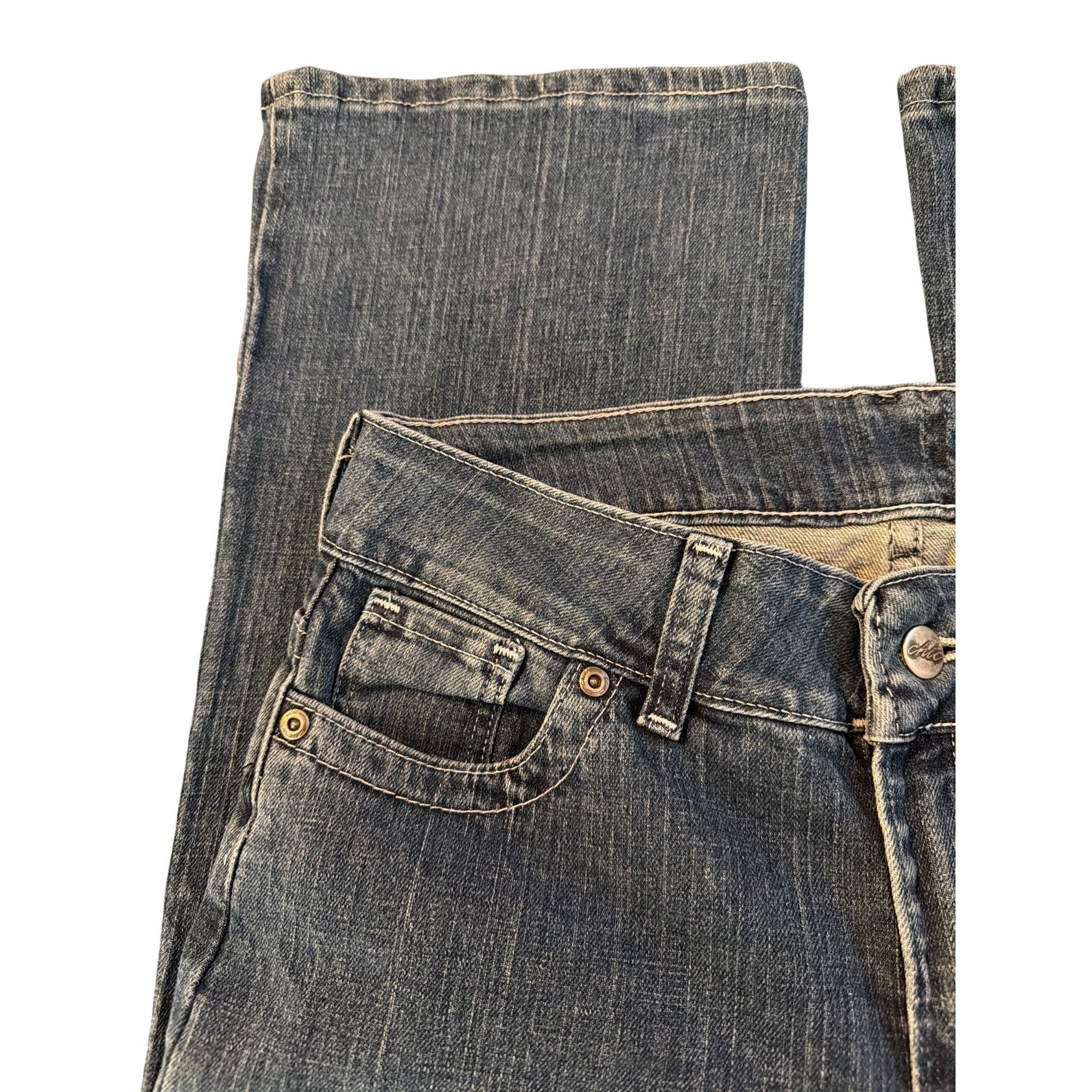 Other Vintage Chic Straight Leg Blue Denim Jeans Mid Rise Cotton B Size 28" / US 6 / IT 42 - 2 Thumbnail