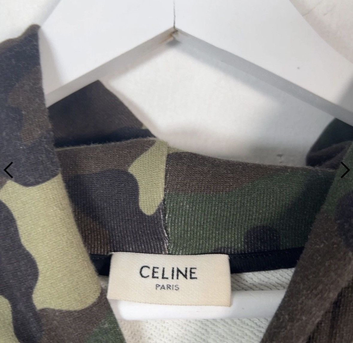 Celine Celine Camo Hoodie Size US S / EU 44-46 / 1 - 3 Thumbnail