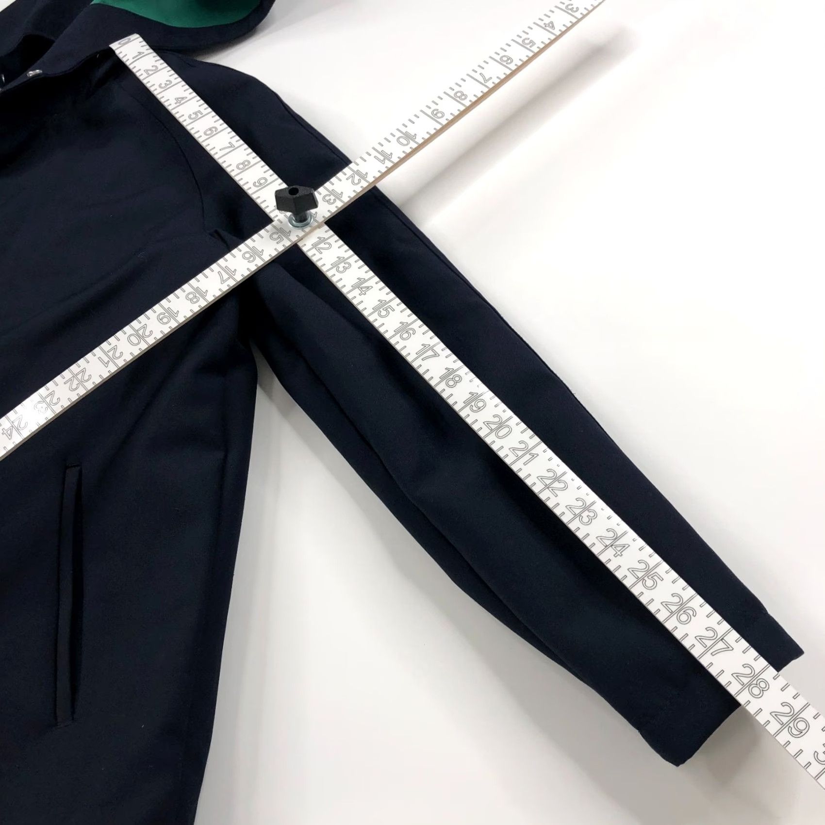 Zara Zara Jacket Quilted Hooded Full Zip Shell Button Blue Green M Men Size US M / EU 48-50 / 2 - 7 Thumbnail