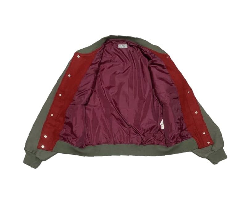 Japanese Brand Vintage 90s Wool Varsity Jacket By Old Days Blighter Size US M / EU 48-50 / 2 - 2 Thumbnail