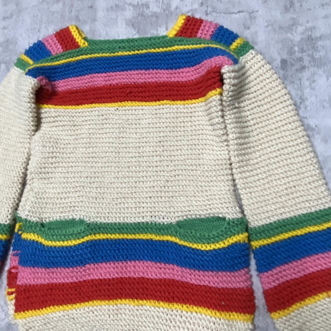 Other Multi-coloured crochet sweater with a retro vibe Size ONE SIZE - 2 Thumbnail