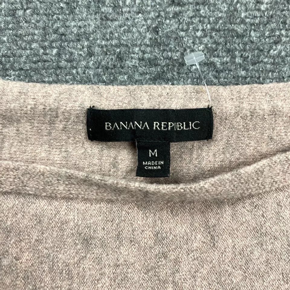 Banana Republic Banana Republic Sweater Womens M Tan Tunic Wool Alpaca Size M / US 6-8 / IT 42-44 - 3 Thumbnail