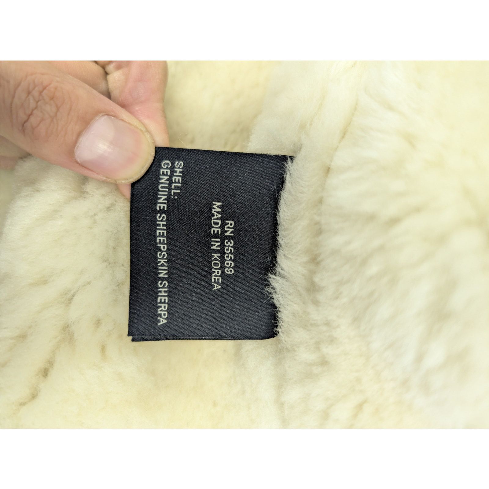 Alpha Industries o1rshd1 CC20 B-3 Sherpa leather bomber jacket in Dark Brown Size US M / EU 48-50 / 2 - 20 Thumbnail