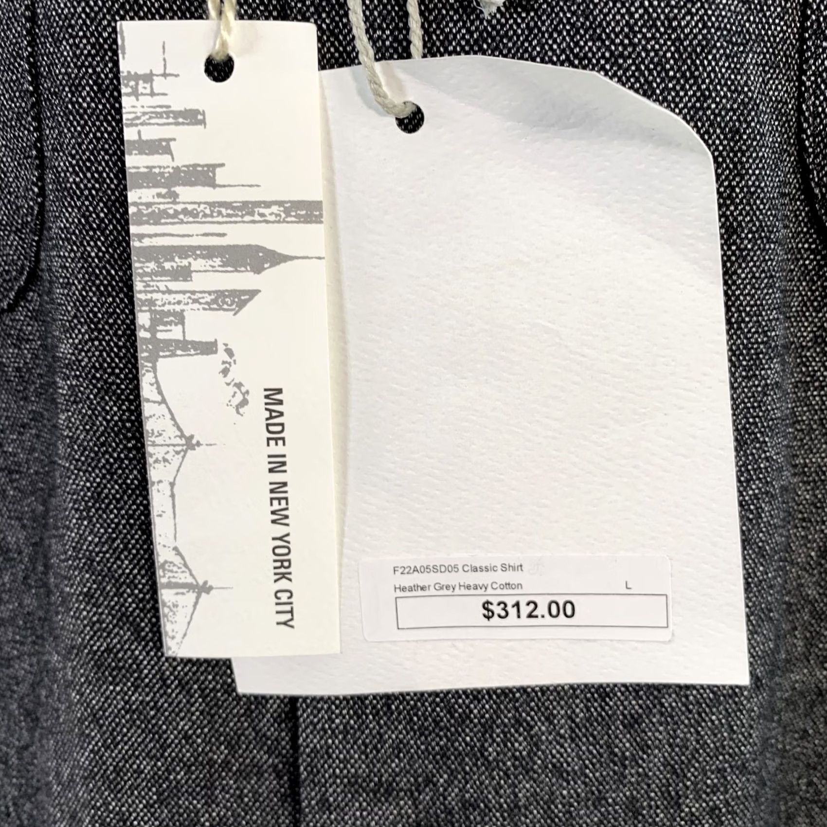 Engineered Garments ENGINEERED GARMENTS Jacket Mens L Grey Size Black Heather Cotton Blend Two Pockets Size US L / EU 52-54 / 3 - 4 Thumbnail