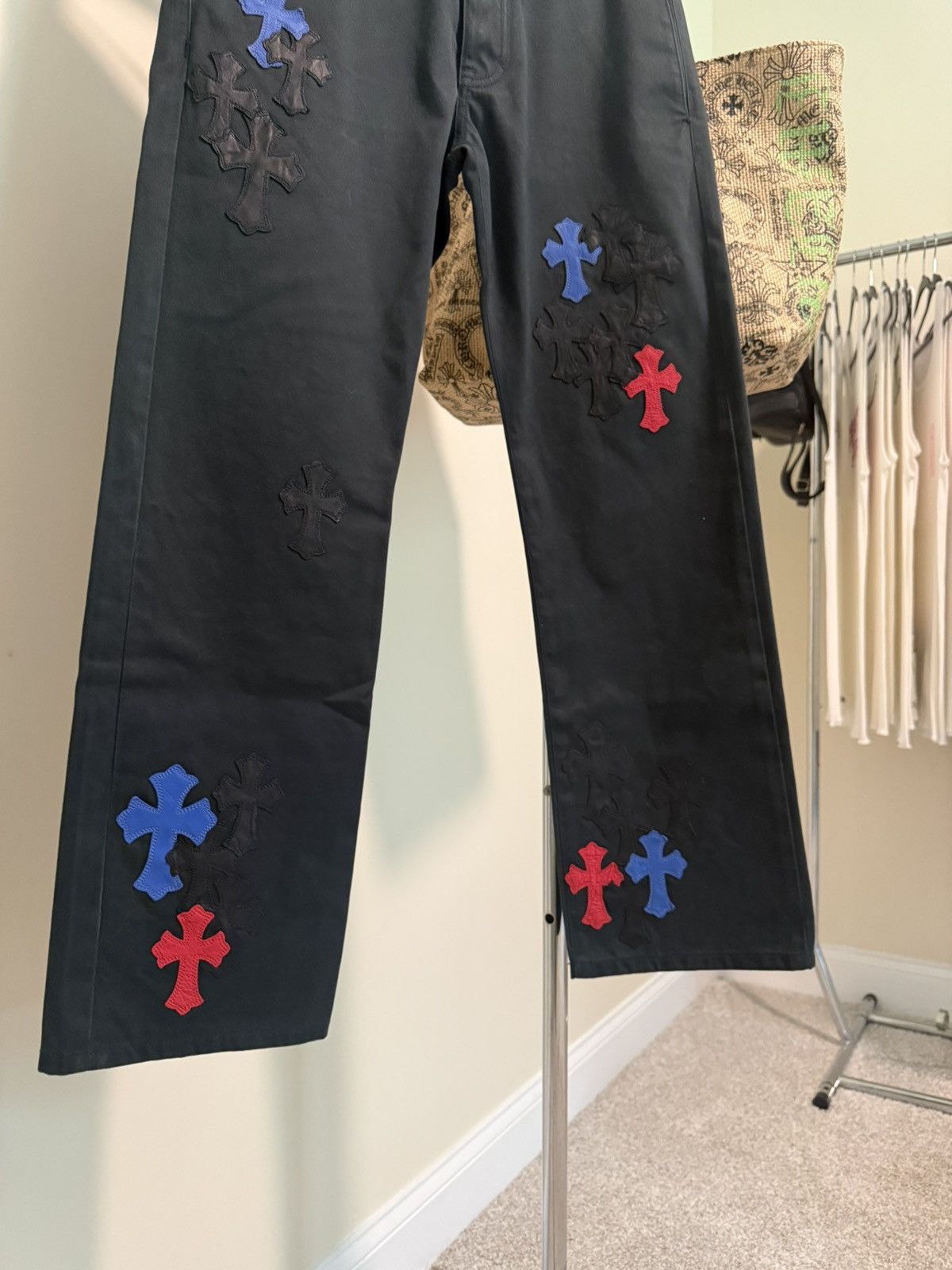 Chrome Hearts Chrome Hearts Spiderman Cross Patch Chinos Size US 32 / EU 48 - 11 Thumbnail