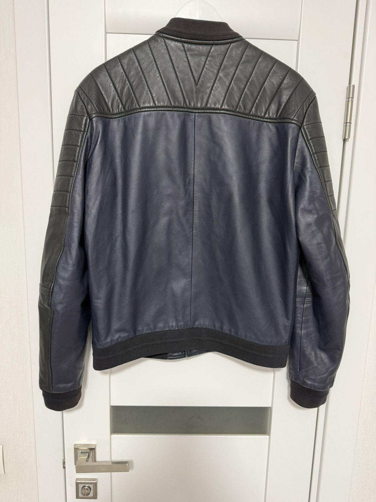 Versace Versace Biker Bomber Leather Jacket Gianni Versace Size US L / EU 52-54 / 3 - 8 Thumbnail