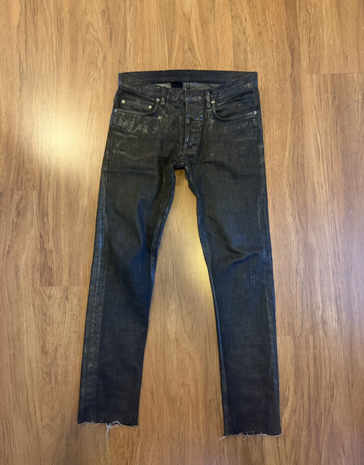 Dior × Hedi Slimane AW07 Dior Homme Navigate Waxed Coated Denim