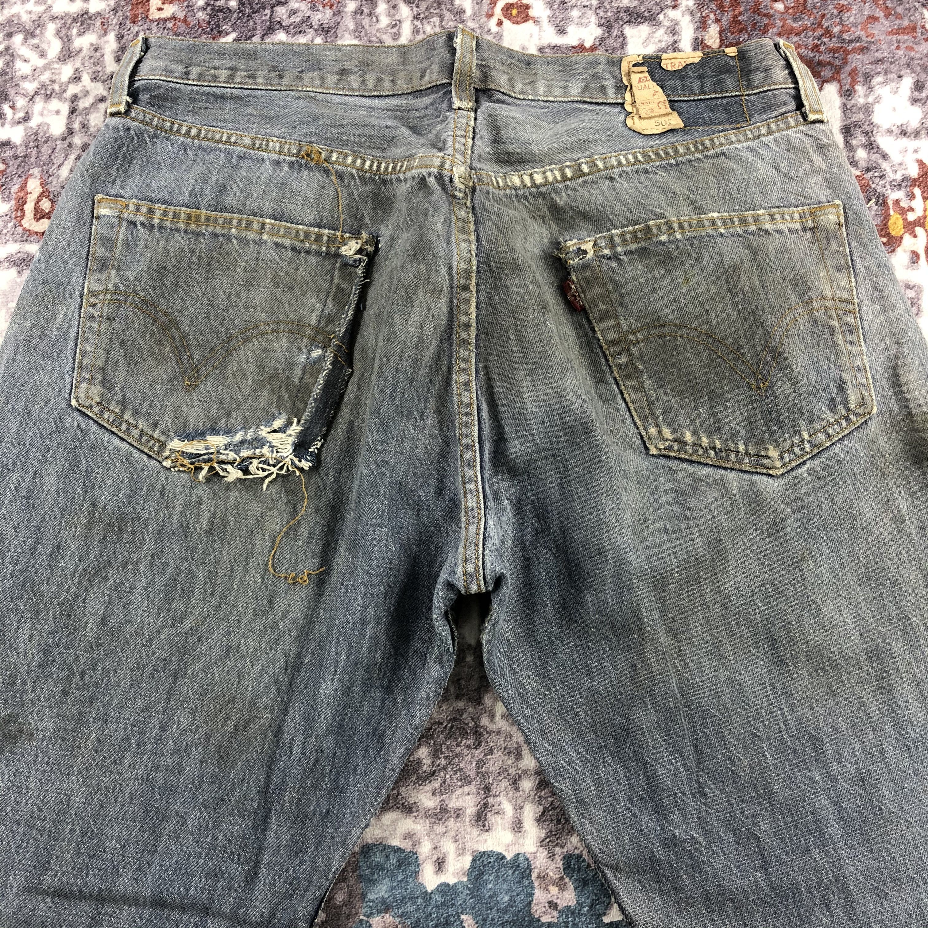 Levi's × Vintage 90s Vintage Levis 501 Jeans-JM2610 Size US 34 / EU 50 - 5 Thumbnail