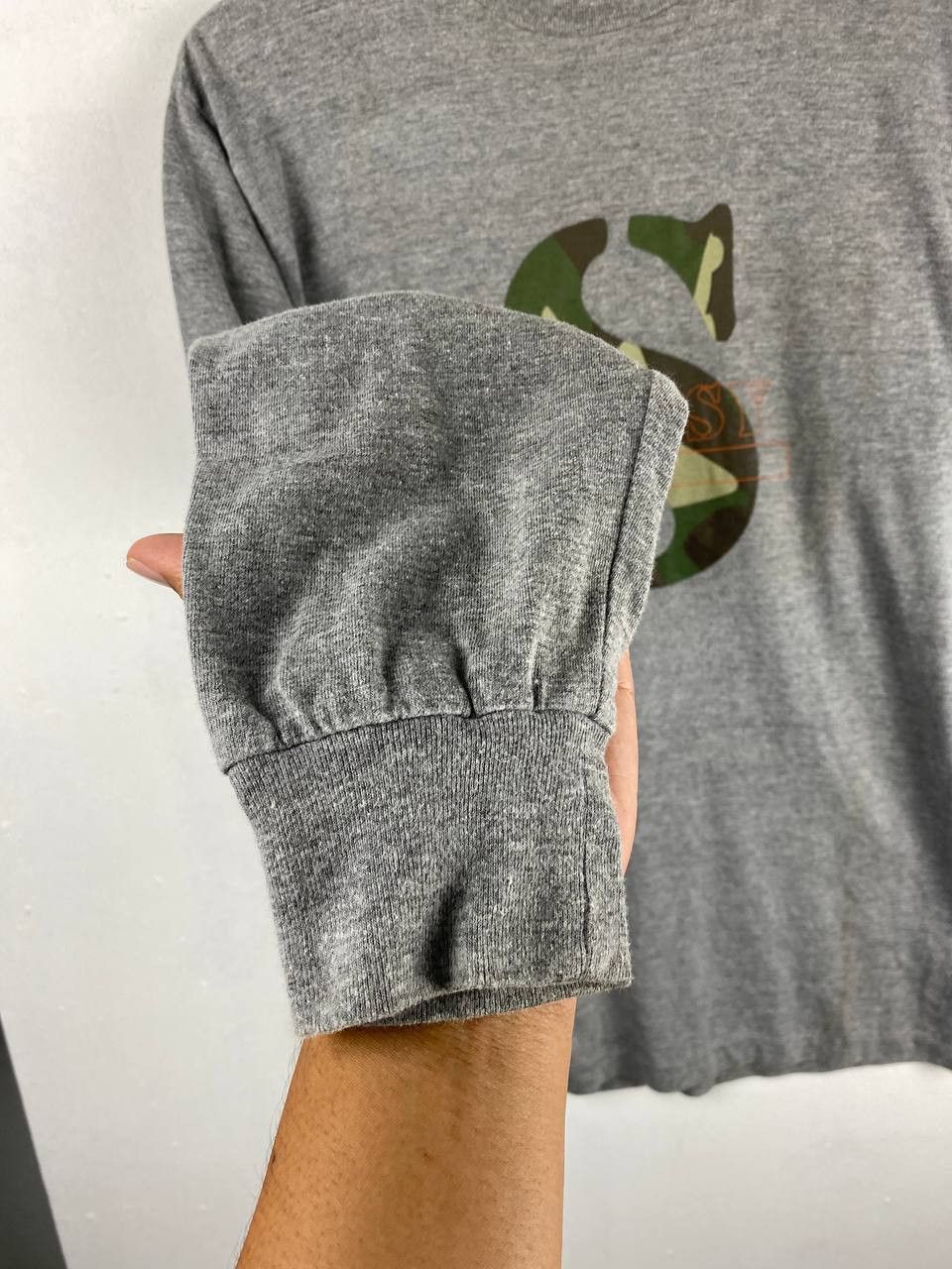 Stussy vintage stussy camo logo longsleeves tee nice design Size US L / EU 52-54 / 3 - 5 Thumbnail