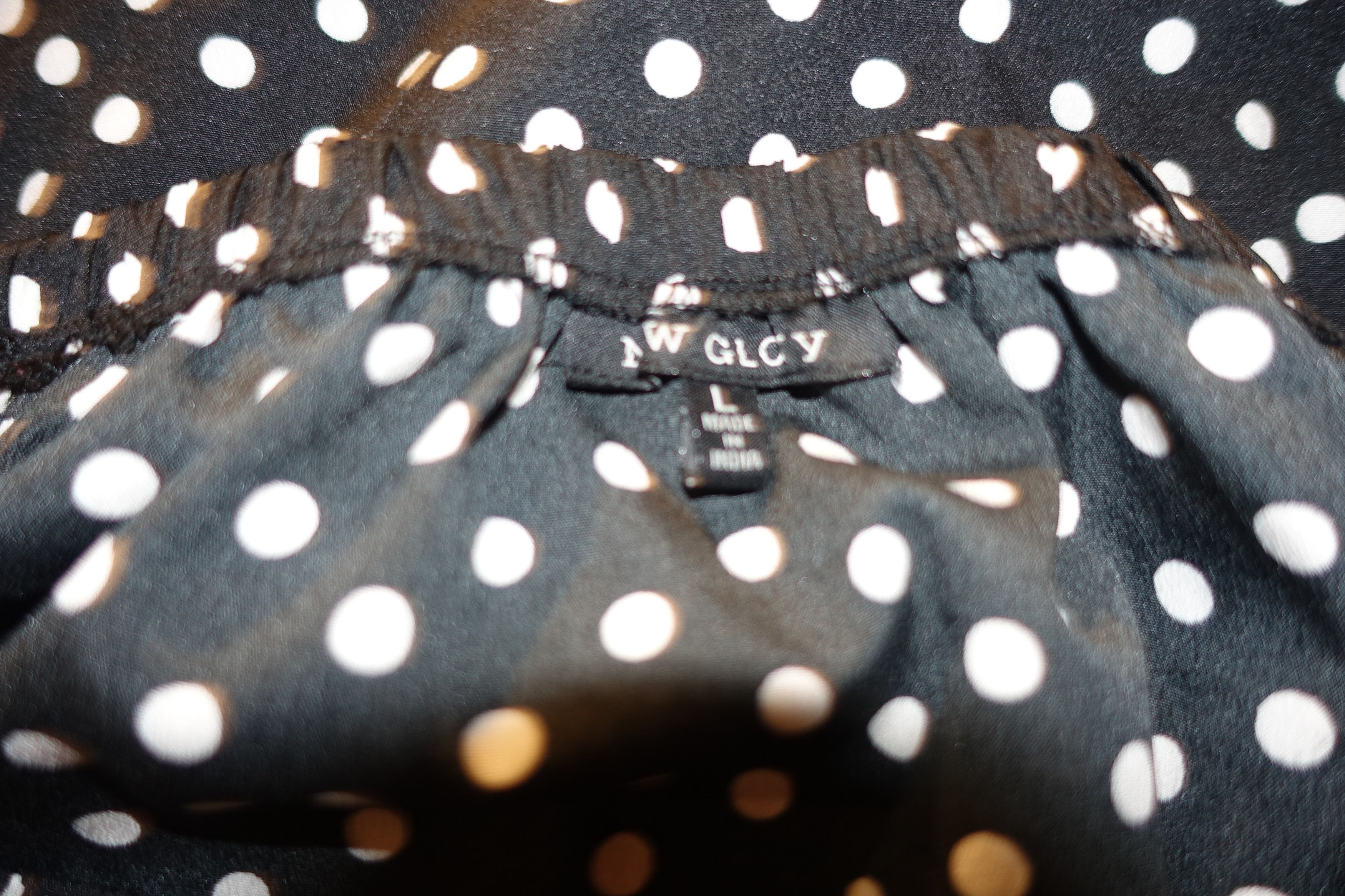 Other New Glory Black White Polka Dot Blouse L Size L / US 10 / IT 46 - 7 Thumbnail