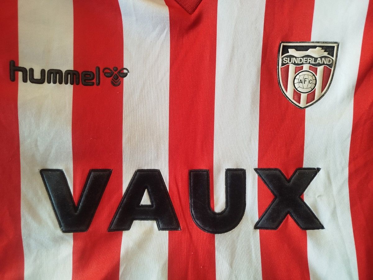 Hummel Sunderland 1991/1994 Hummel #9 shirt match worn? Size US XL / EU 56 / 4 - 5 Thumbnail