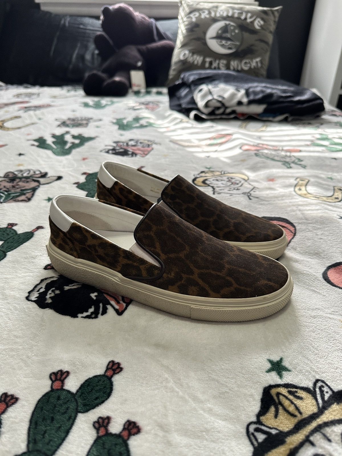 Leopard Slip-On Sneakers