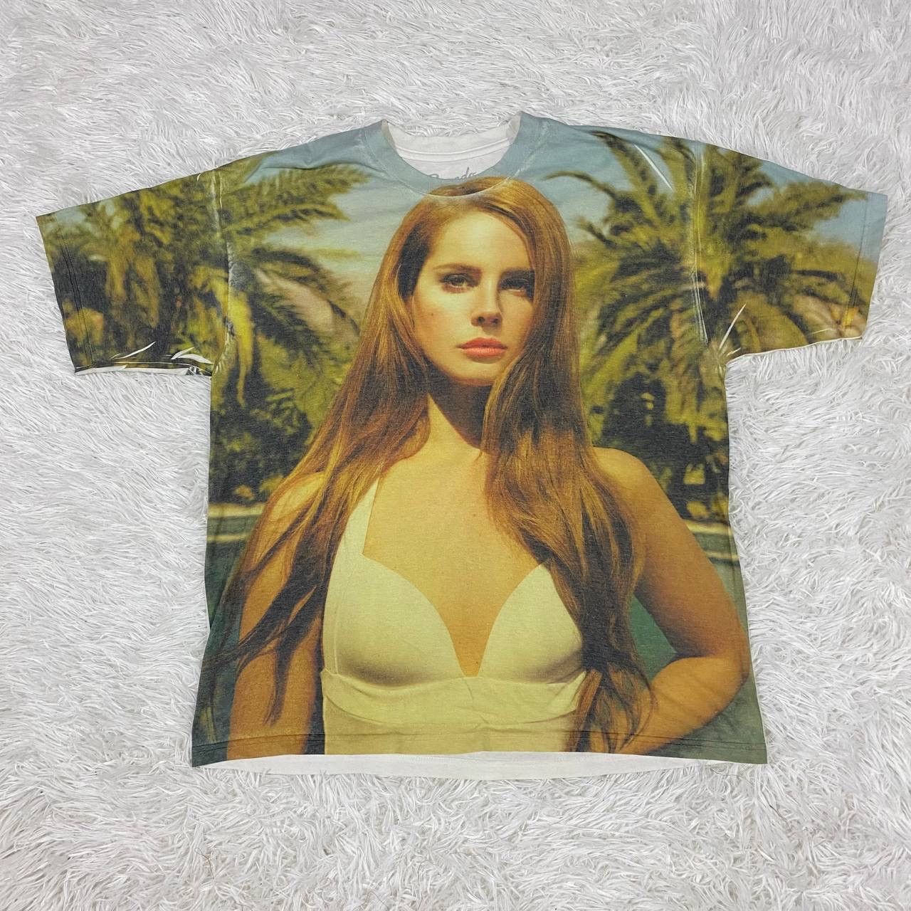 Band Tees Fullprint lana del rey solo singer band pop born to die Size US XL / EU 56 / 4 - 1 Thumbnail