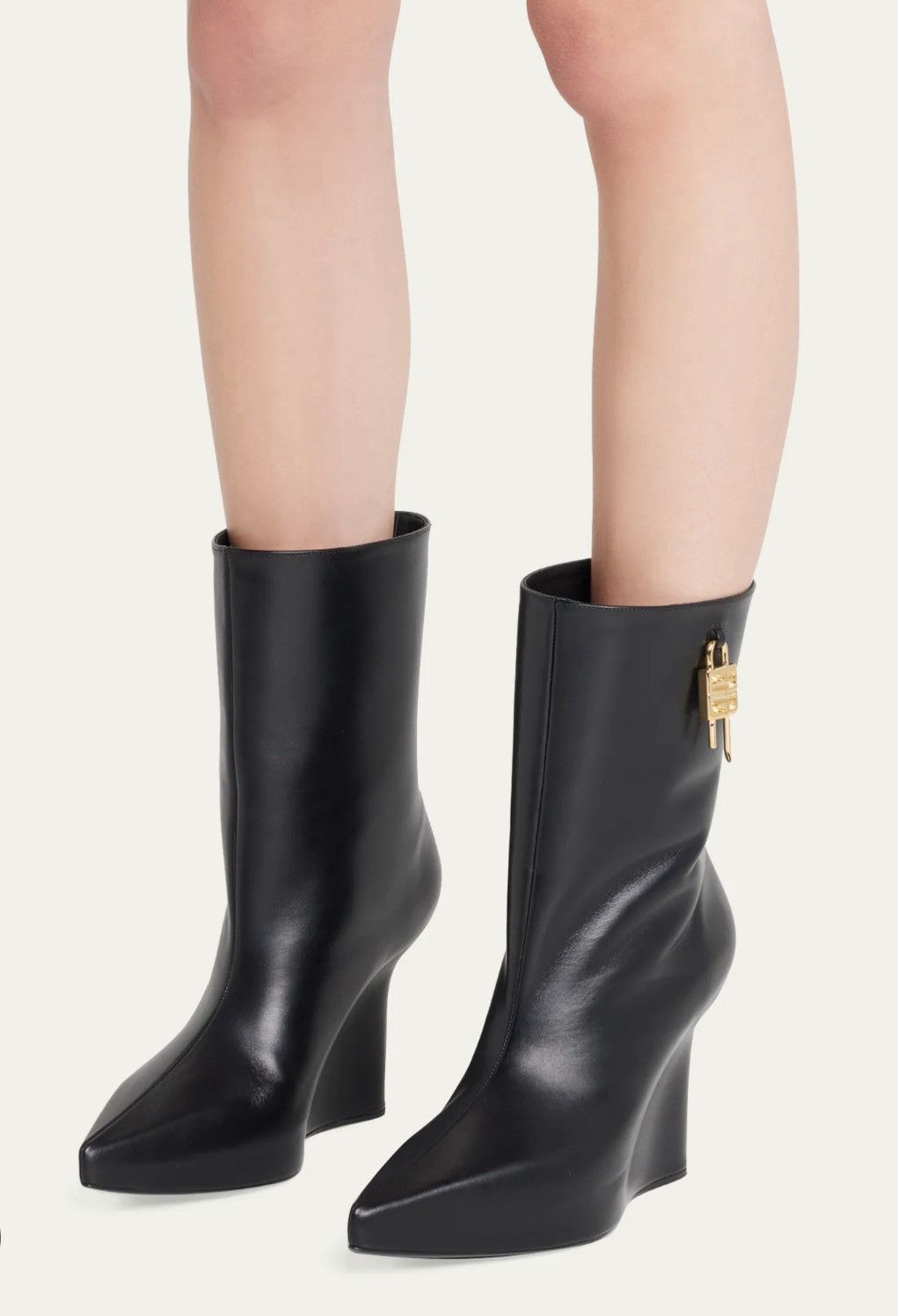 Givenchy Givenchy G-Lock Ankle Boots in Leather size 38 Size US 8 / IT 38 - 3 Thumbnail