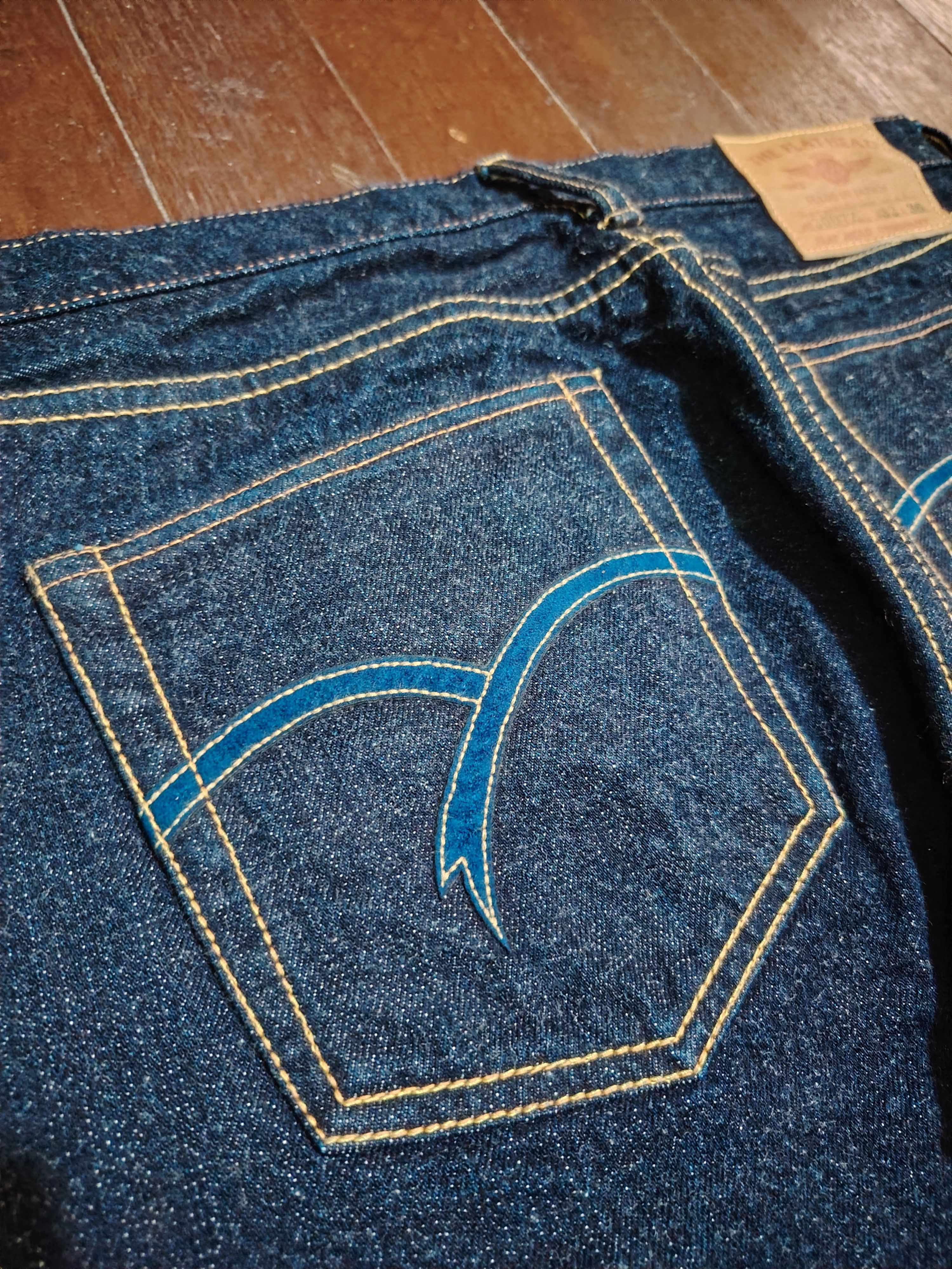 The Flat Head THE FLAT HEAD - 3007Z - Flared Denim Jeans Size US 32 / EU 48 - 10 Thumbnail