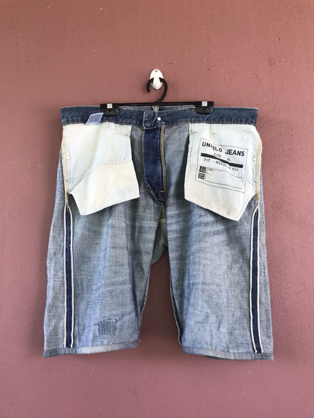 Uniqlo Uniqlo selvedge denim short jeans Size US 36 / EU 52 - 3 Thumbnail