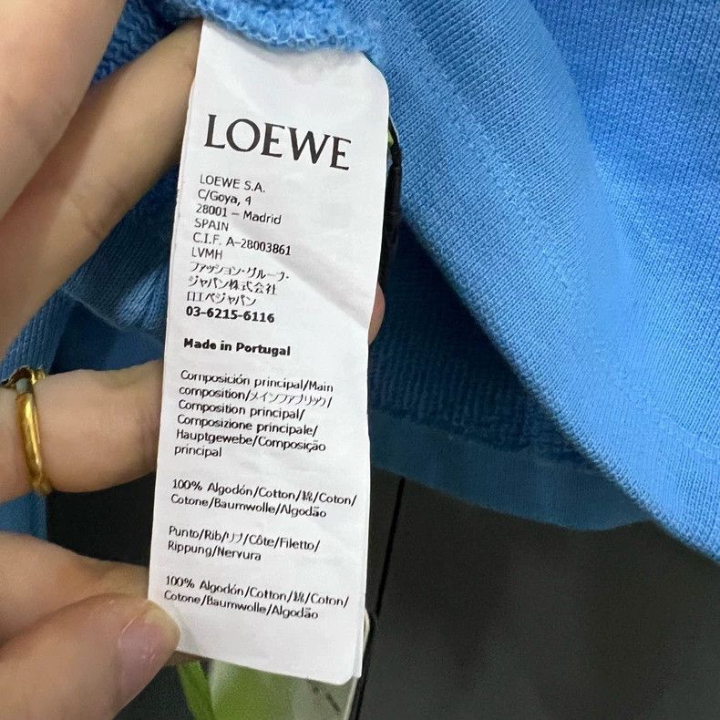 Loewe LOEWE Blue leather logo short jacket Size M / US 6-8 / IT 42-44 - 4 Thumbnail