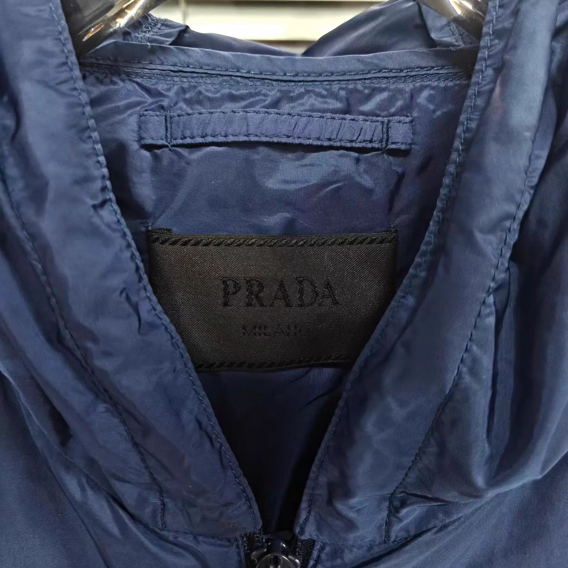 Prada Prada 99 New Slogan Shell Jacket Size 52 Size US L / EU 52-54 / 3 - 3 Thumbnail