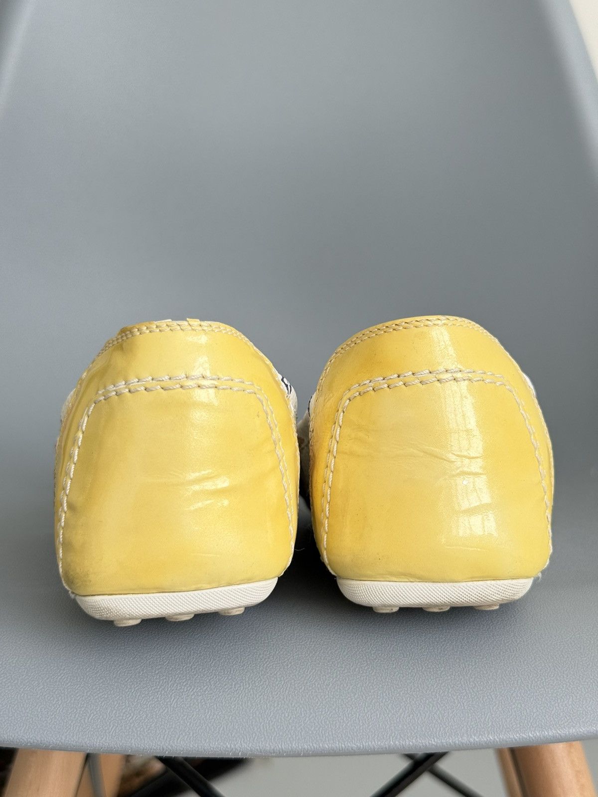 Louis Vuitton × Takashi Murakami LOUIS VUITTON White Monogram Multicolor Ballet Flats Ledies Size US 7 / IT 37 - 11 Thumbnail