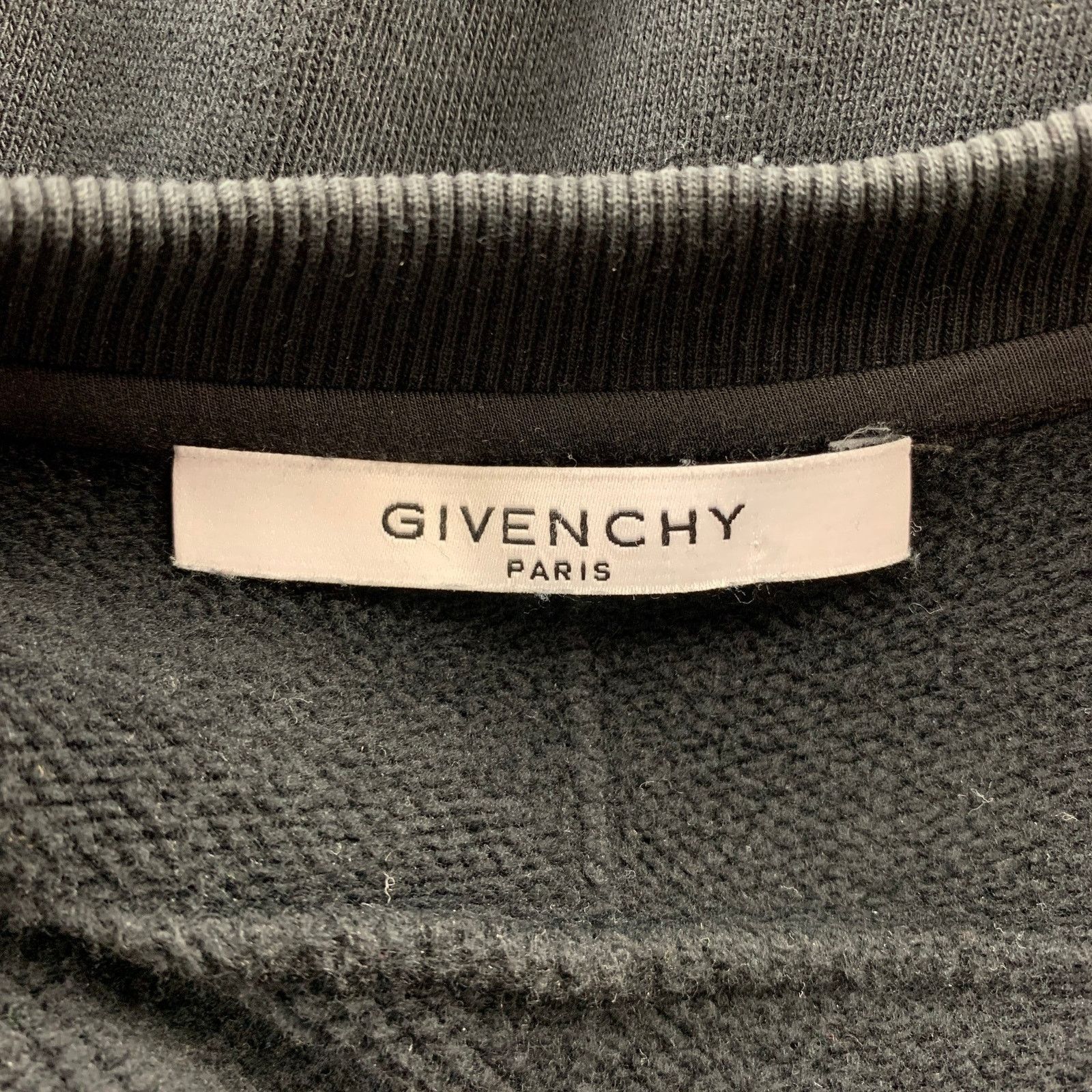 Givenchy GIVENCHY S/S 2012 M Black Print Cotton Crew-Neck Sweatshirt Size US M / EU 48-50 / 2 - 5 Thumbnail