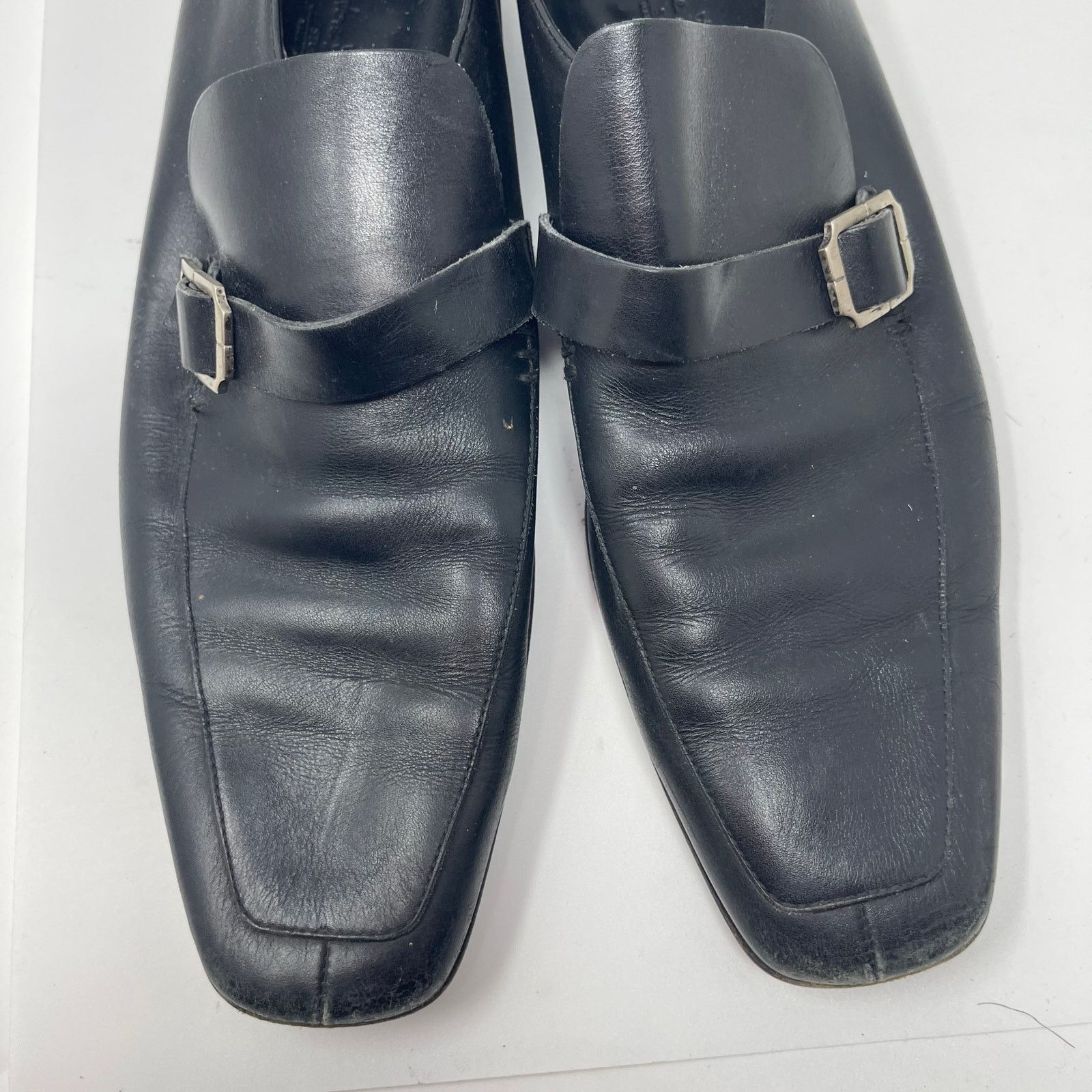 Salvatore Ferragamo Salvatore Ferragamo Men’s Slip On Black Leather Loafers 9.5 Size US 9.5 / EU 42-43 - 5 Thumbnail