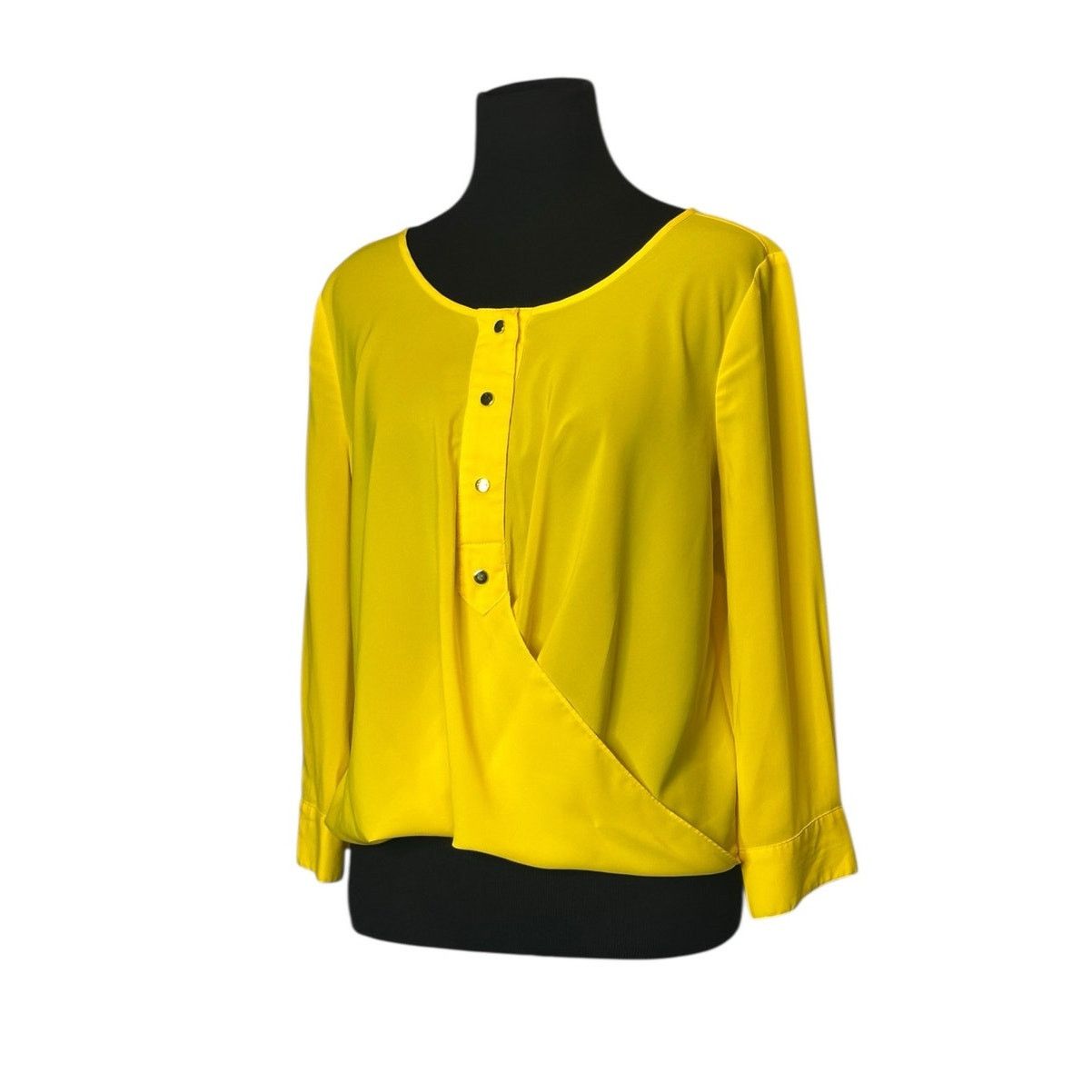 Bebe Bebe yellow vibrant 3/4 sleeves blouse size XS Size XS / US 0-2 / IT 36-38 - 10 Thumbnail