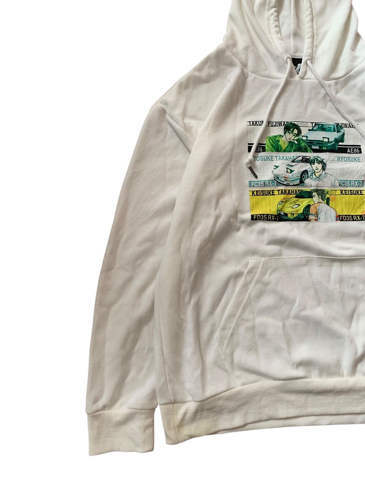 Anime 🔥INITIAL D KONDASHA PULLOVER HOODIE Size US L / EU 52-54 / 3 - 2 Thumbnail