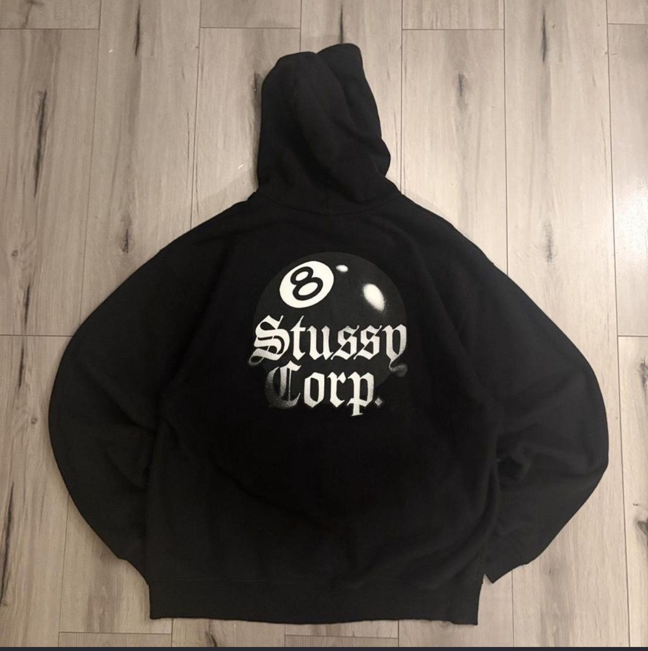 Stussy Black Stüssy 8 Ball hoodie Size US XXL / EU 58 / 5 - 2 Thumbnail