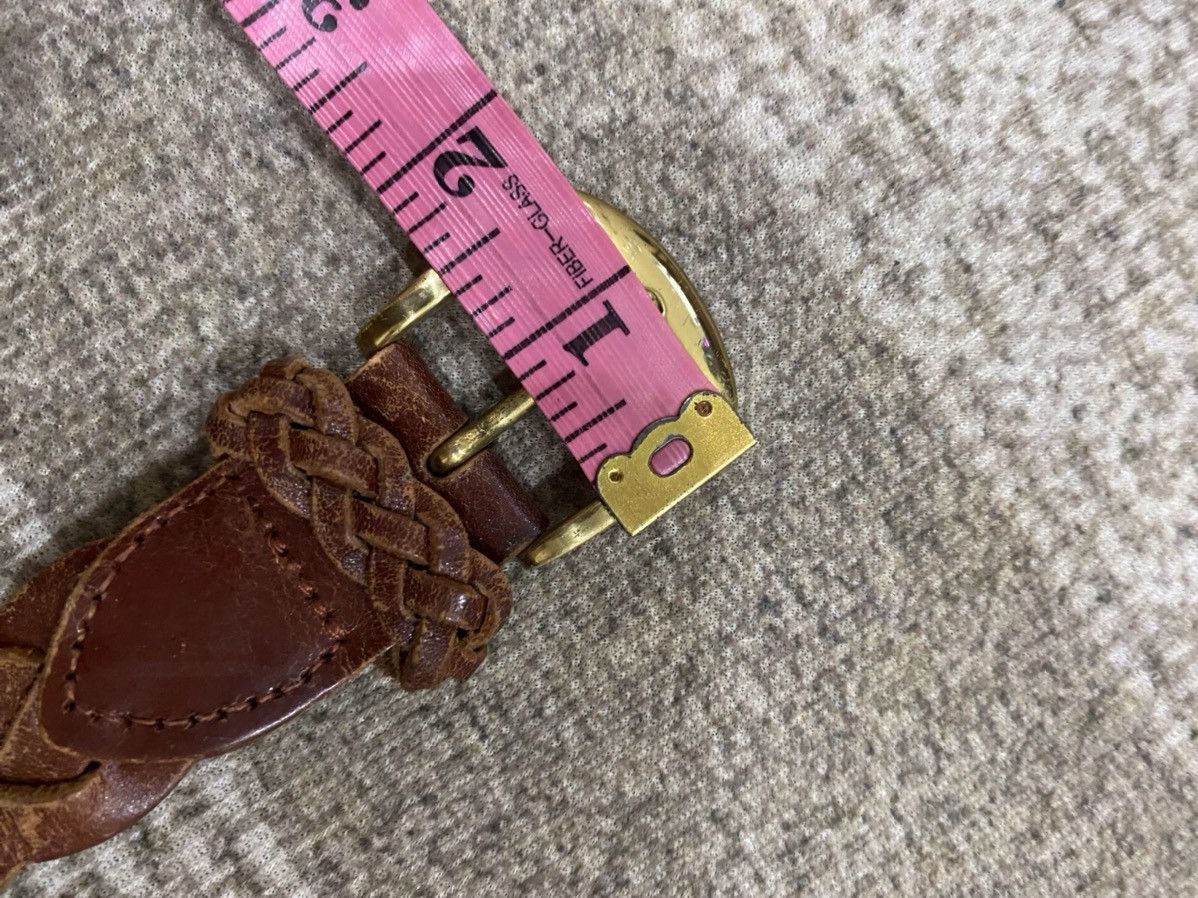 Leather Oxford Leather Buckle Belt Size ONE SIZE - 9 Thumbnail