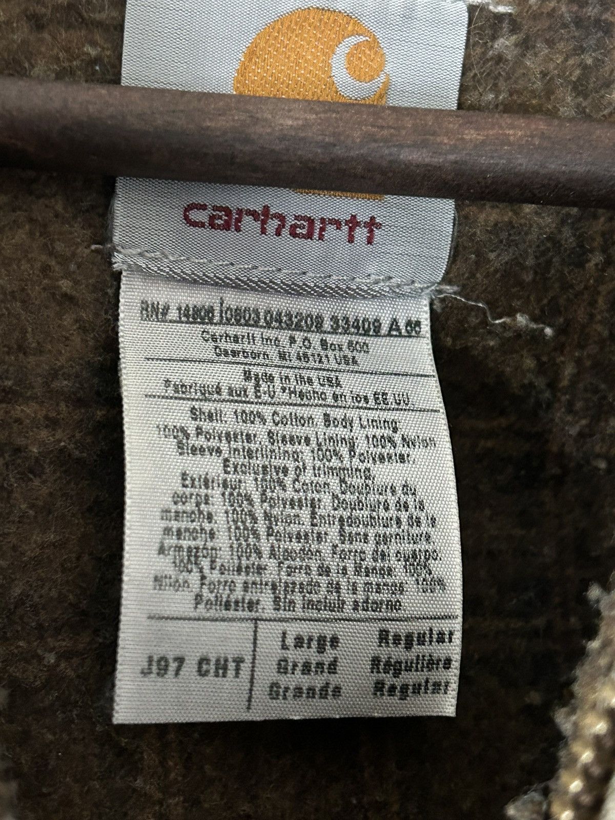 Carhartt × Vintage RARE J97 CHT Detroit Jacket Size US L / EU 52-54 / 3 - 7 Thumbnail