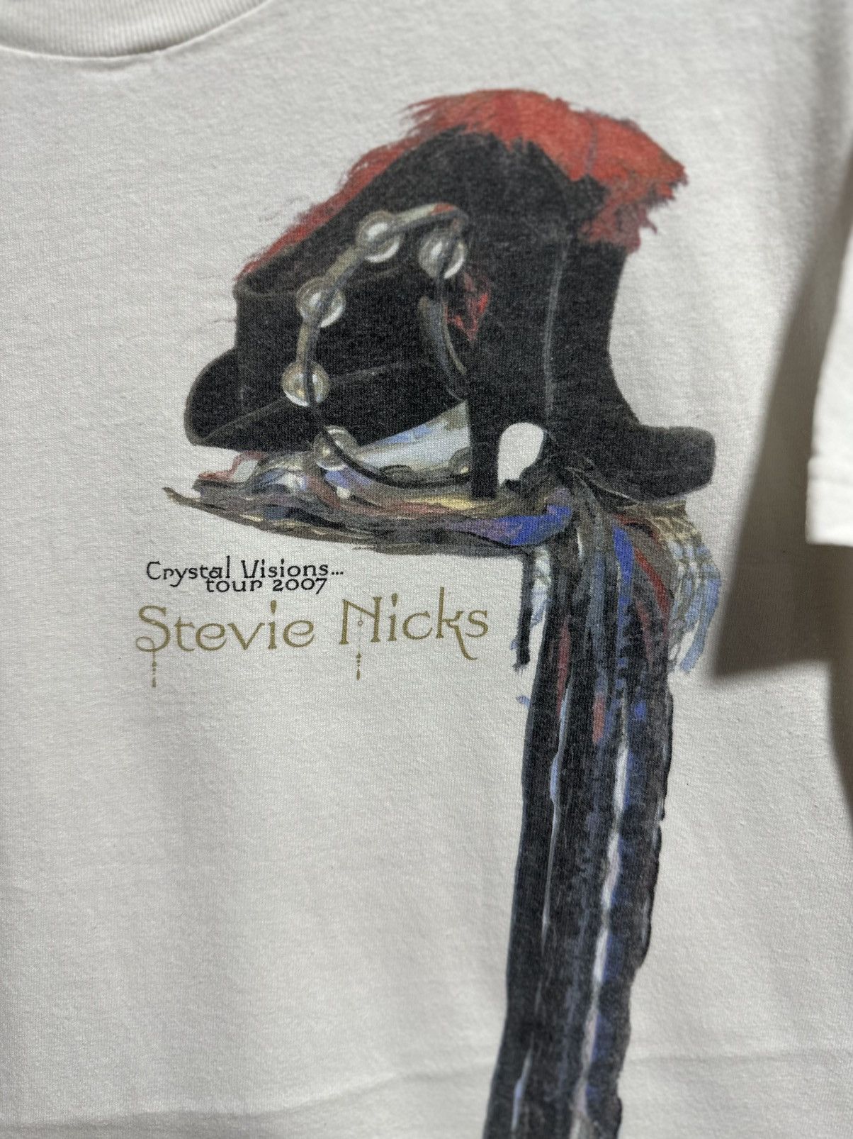 Band Tees Vintage Stevie Nicks Crystal Visions Faded Tee Size US M / EU 48-50 / 2 - 2 Thumbnail