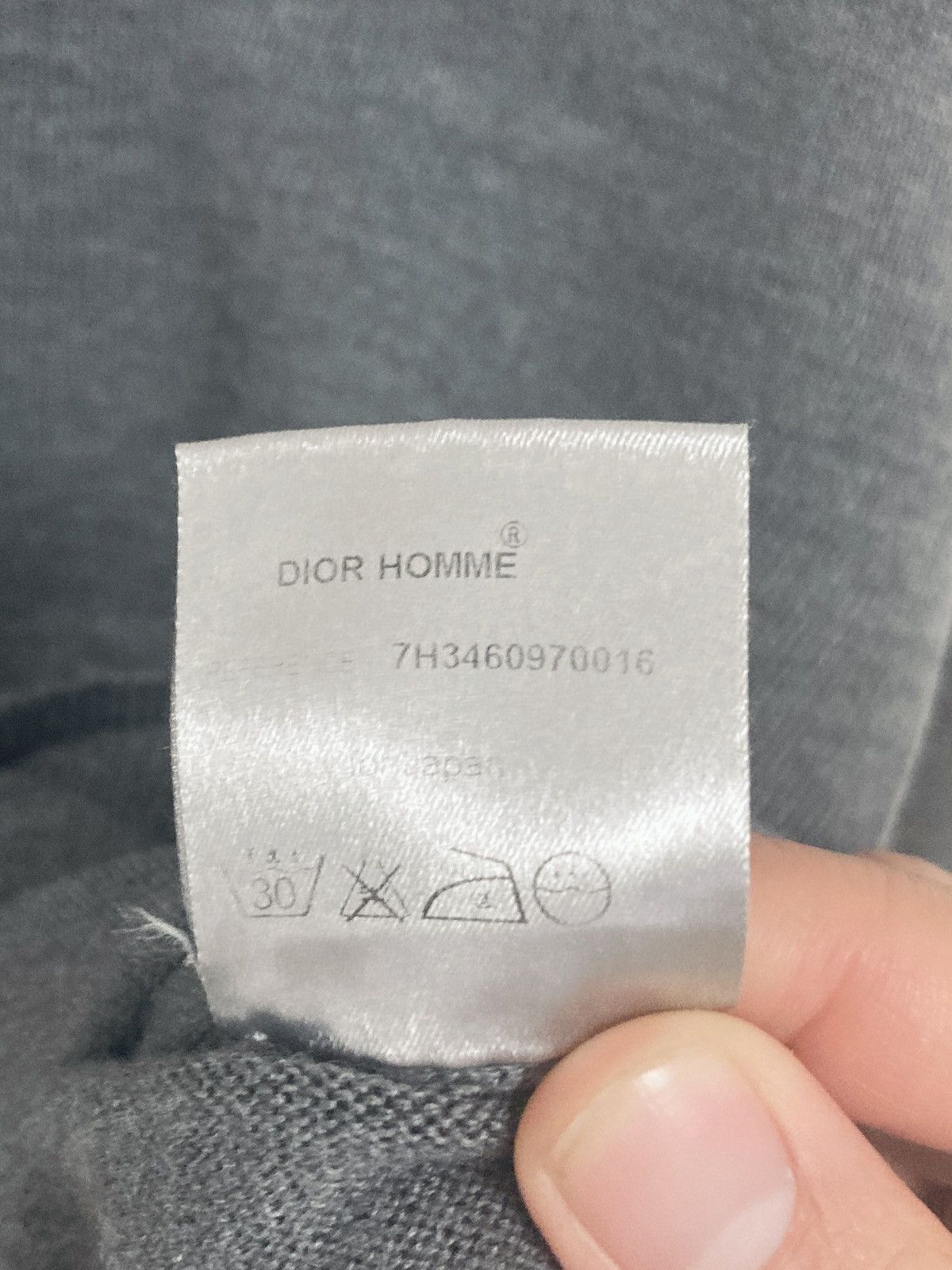 Dior DIOR HOMME BY HEDI SLIMANE 07AW/FW V-NECK SWEATER Size US S / EU 44-46 / 1 - 7 Thumbnail