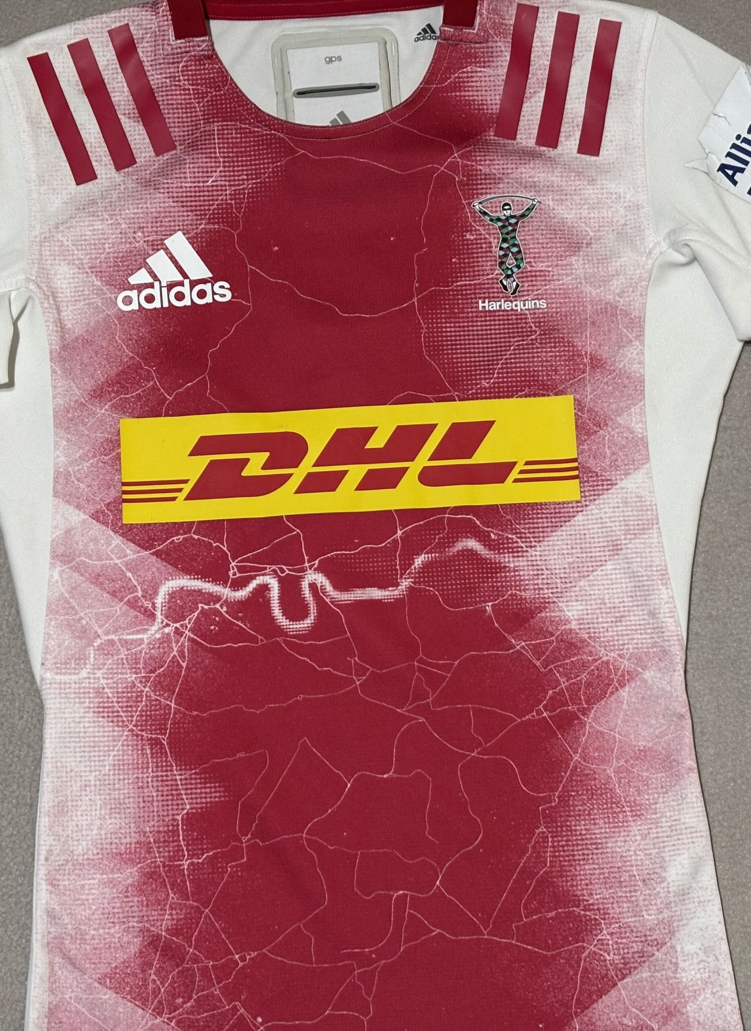 Adidas Harlequin FC 2020/2021 Adidas #9 Match Worn Rugby Size US M / EU 48-50 / 2 - 6 Thumbnail