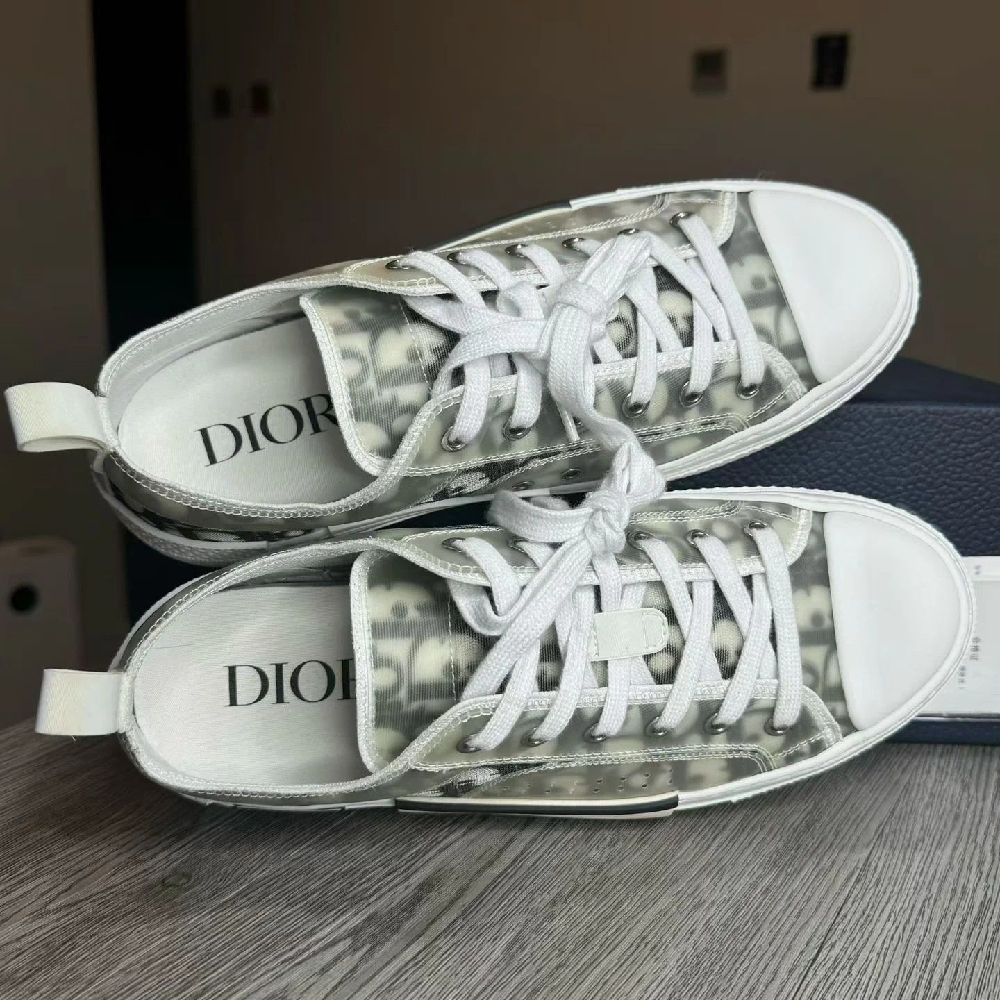 Dior DIOR B23 All Over Print Low 40 9.99 New Worn Once Size US 7 / EU 40 - 4 Thumbnail