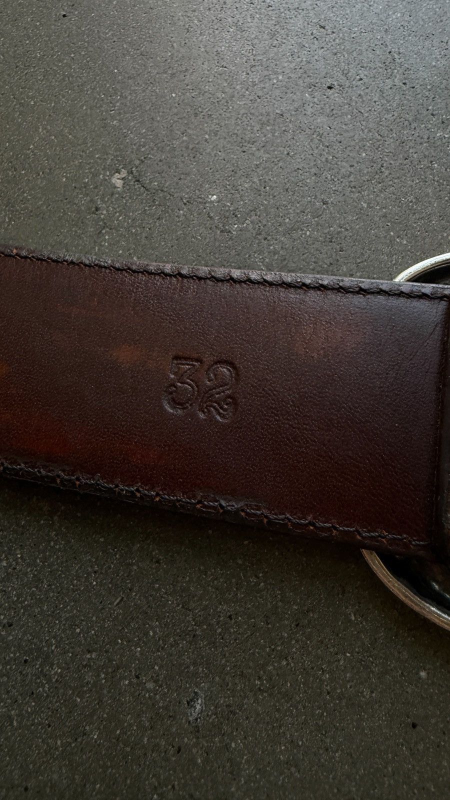 Chrome Hearts RARE! Chrome Hearts Brown Leather Gunslinger Belt Size 32 - 5 Thumbnail
