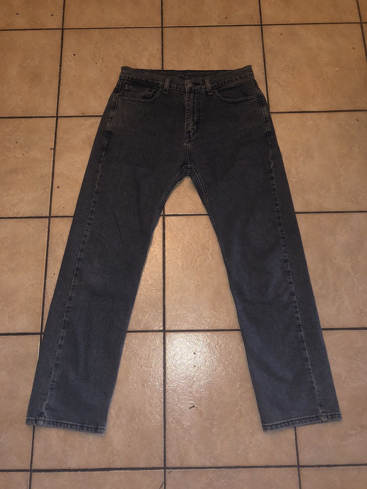Levi's Vintage Clothing Vintage 2002 Levi's 505 Black Denim Jeans Size US 30 / EU 46 - 1 Thumbnail