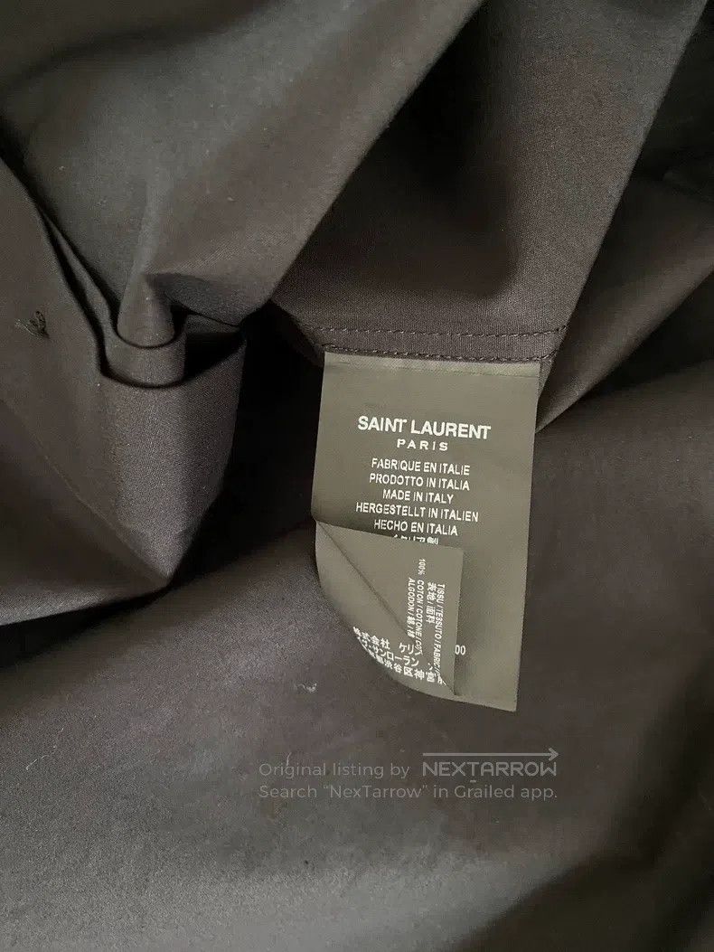 Saint Laurent Paris Saint Laurent Paris Black Shirt i Size US L / EU 52-54 / 3 - 3 Thumbnail
