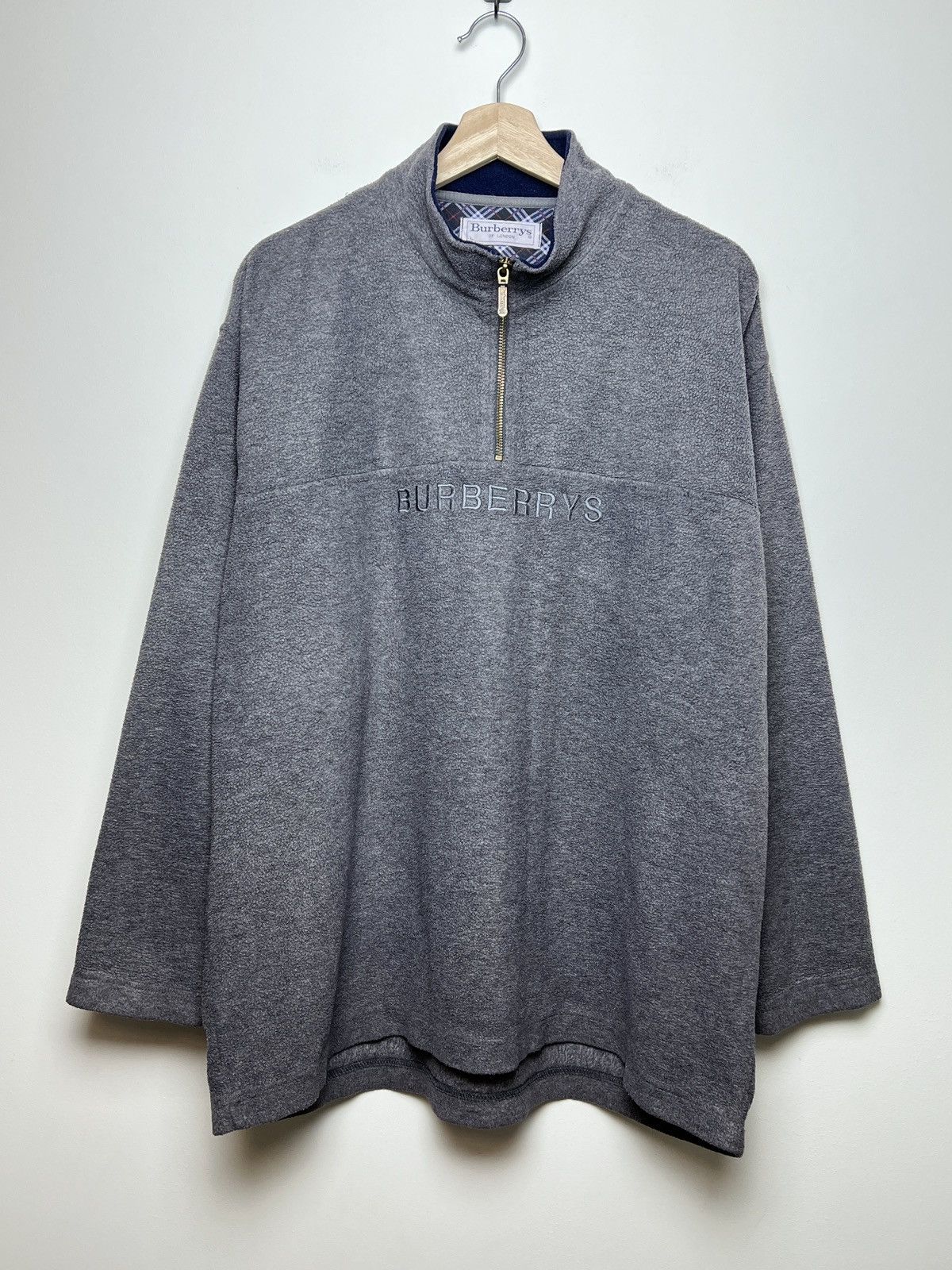 Burberry burberry y2k fleece rare vintage sweatshirt Size US L / EU 52-54 / 3 - 4 Thumbnail