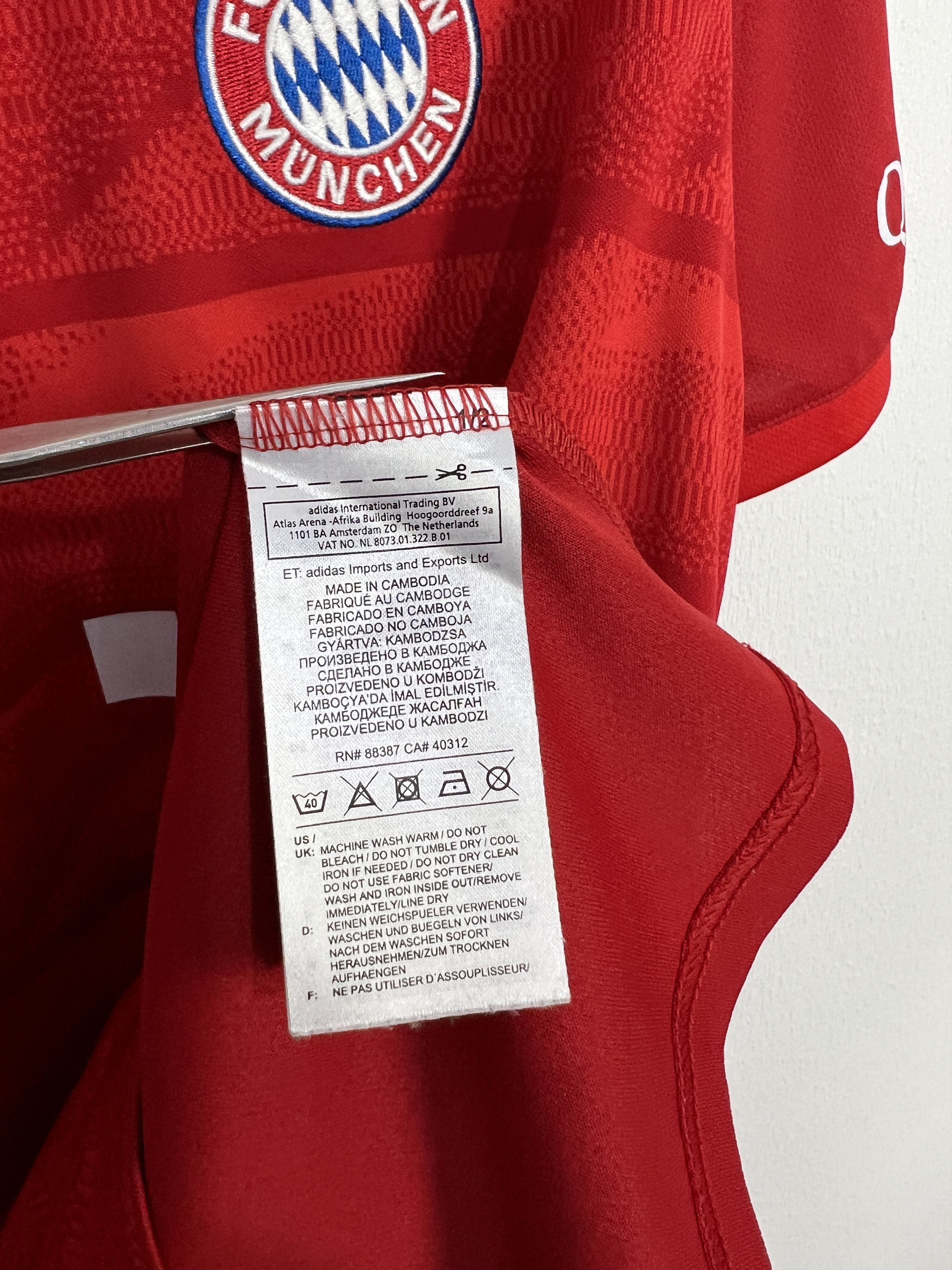 Adidas Bayern Munich Home football shirt 2018 #22 Gnabry Adidas Size US XL / EU 56 / 4 - 11 Thumbnail