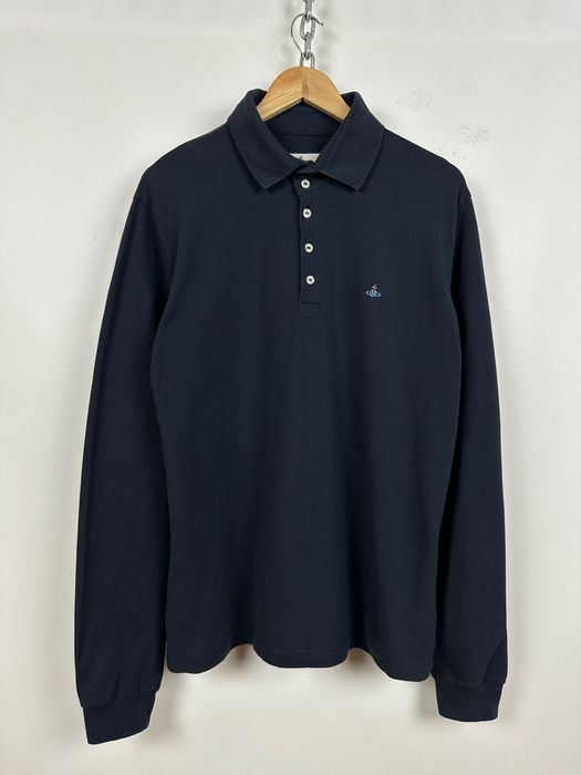 Vivienne westwood 2024 navy polo shirt