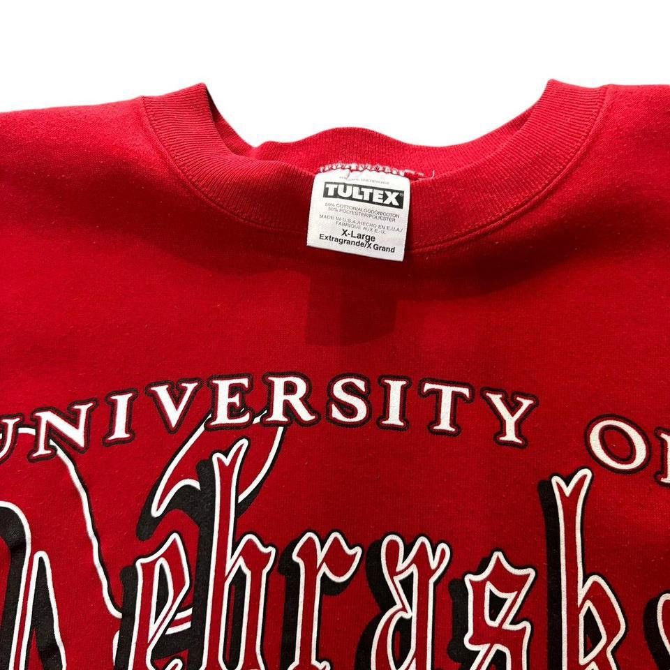 NFL × Vintage Vintage University of Nebraska sweatshirt size: XL Size US XL / EU 56 / 4 - 4 Thumbnail
