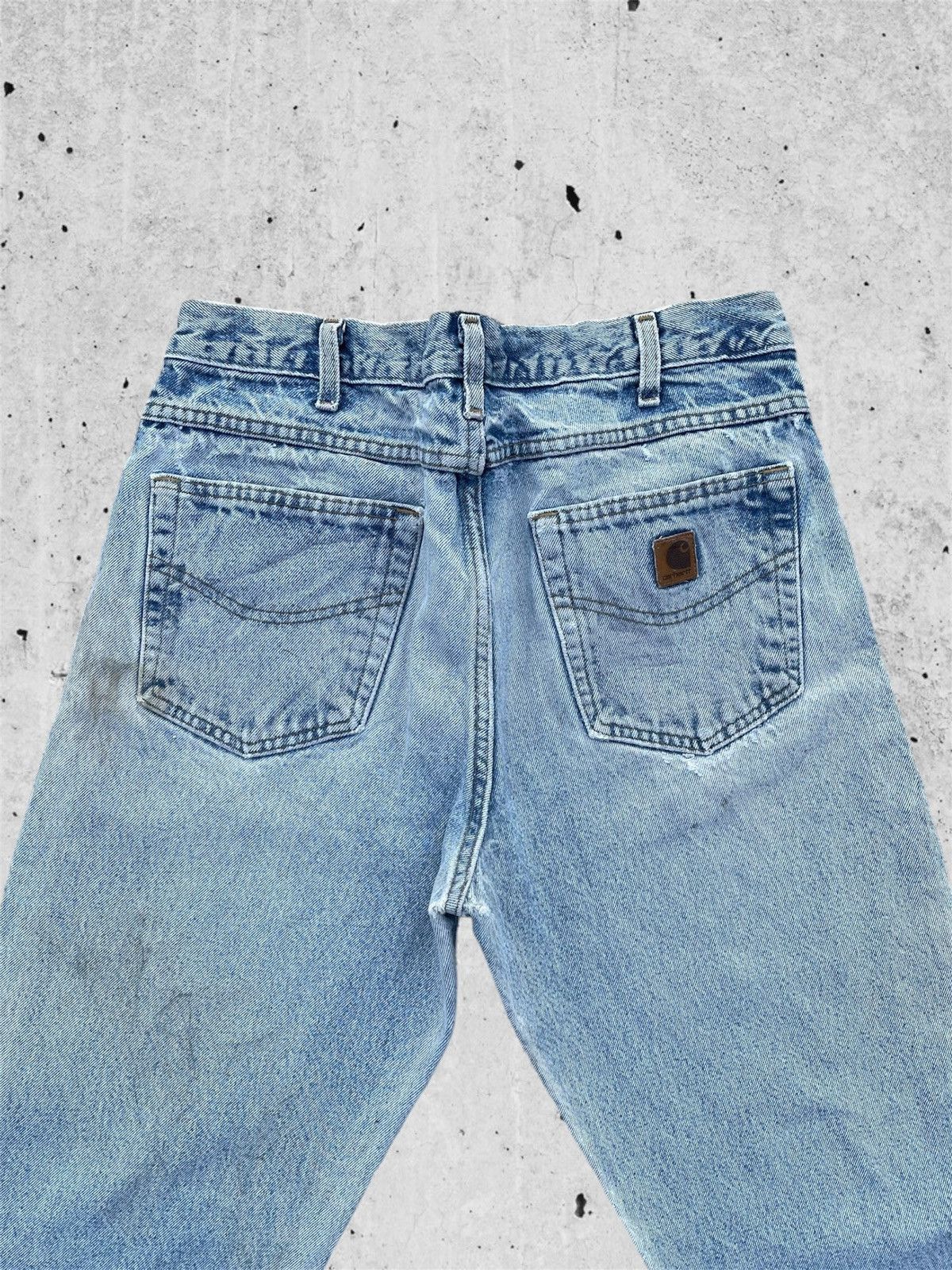 Carhartt 🔥 Carhartt Vintage Distressed Denim W33🔥 Size US 33 - 10 Thumbnail