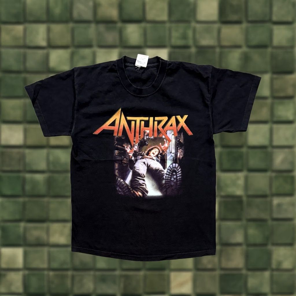 Fruit Of The Loom Anthrax Spreading The Disease Black Short Sleeve T Shirt M Mens Shirt Size US M / EU 48-50 / 2 - 1 Thumbnail