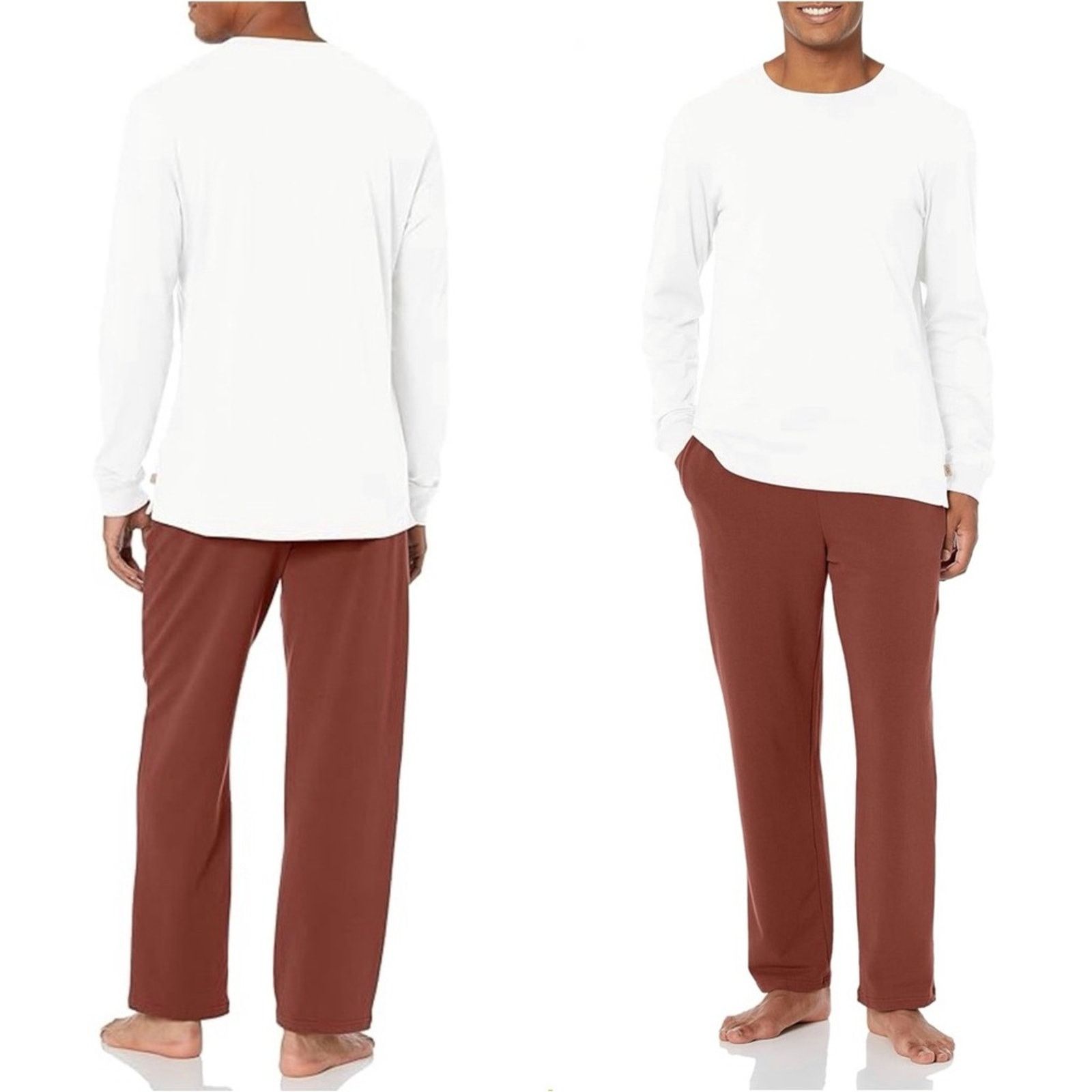 NEW UGG Straight Rust Brick Red Sweatpants Lounge PJ Pant