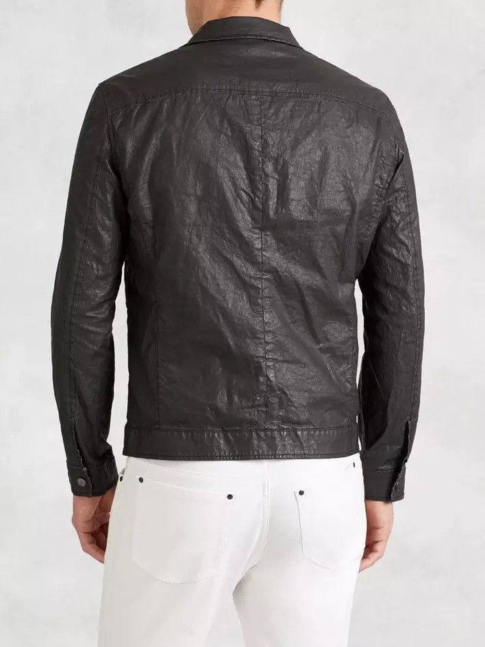 John Varvatos Coated Linen Moto jacket. 36 Size US S / EU 44-46 / 1 - 3 Thumbnail