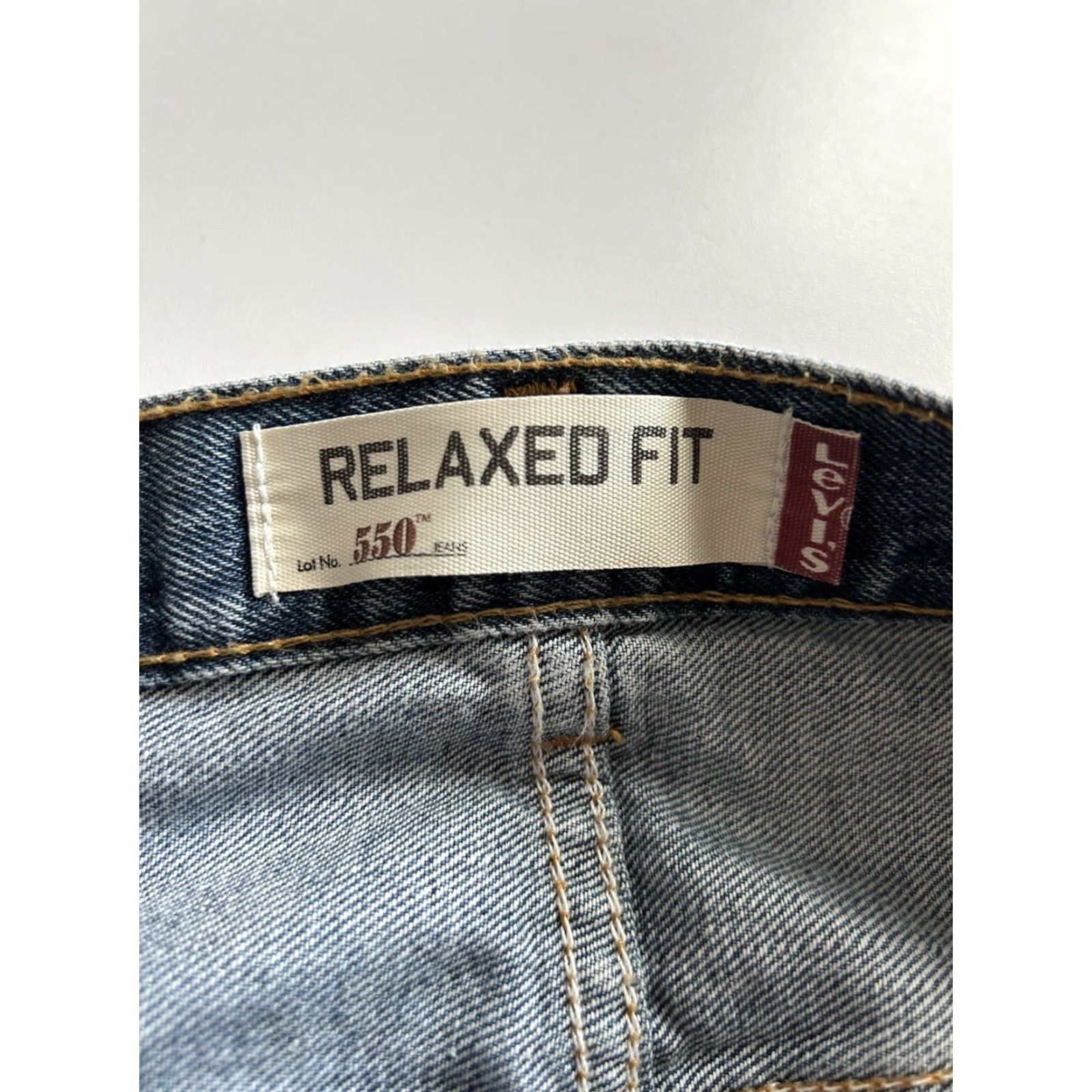Levi's Levi’s 550 Relaxed Fit Jeans Mens 50x29 Size US 34 / EU 50 - 3 Thumbnail