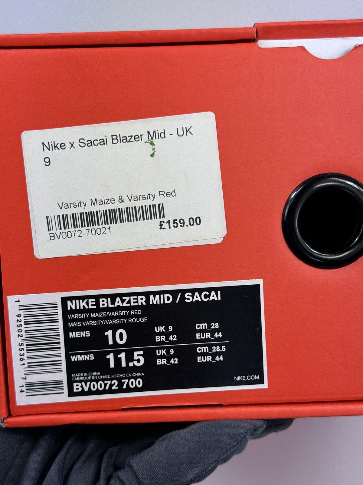 Nike × Sacai NIKE BLAZER MID SACAI Size US 10 / EU 43 - 13 Thumbnail